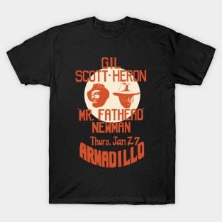 Gil Scott-Heron and Mr. Fathead Newmann at Armadillo - Funk T-Shirt